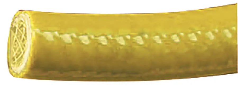 BRAIDED PVC HOSE YELLOW  6.3mmID X 11.5mmOD X 30 METRE Copely