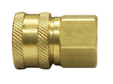 G3/4" FEM COUPLING 45 SERIES UN-PLATED BRASS STRAIGHT THRU PARKAIR