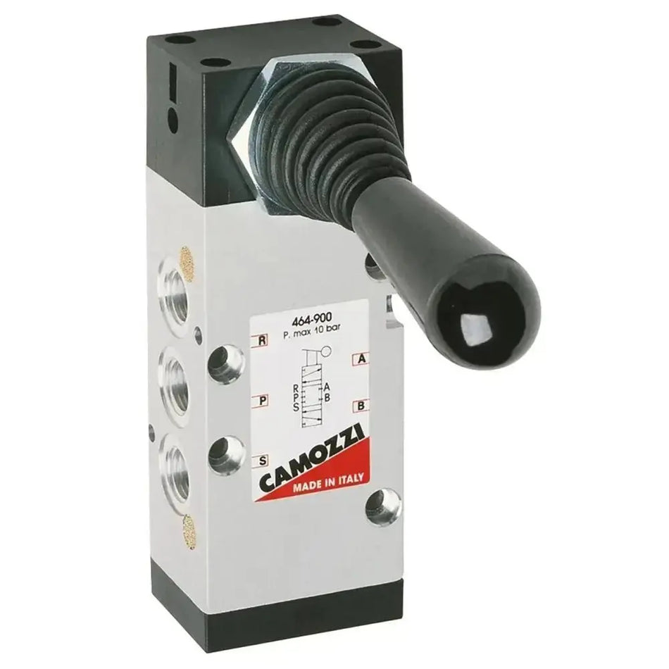 MANUAL VALVE LEVER TYPE 5/2 1/4"PORT - LEVER SPRING RET - AK Valves Ltd