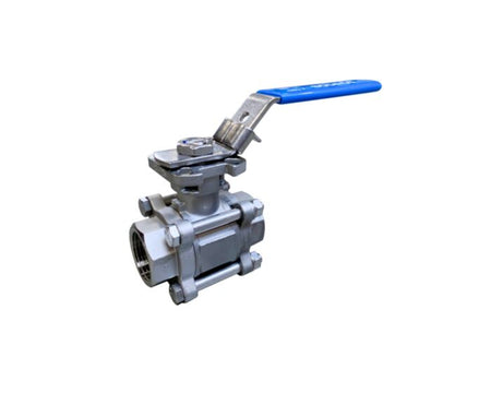 Mars Series 77 Stainless Steel Direct Mount 3 Piece Ball Valve Mars Valves