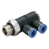 Pushin Male Double Universal Elbow Connector - AK Valves Ltd
