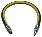 RUBBER ALLOY WHIP HOSE 08MM ID 0.5MTR 1/4" BSPT & PARKAIR 399 PARKAIR