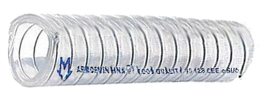 WIRE REINFORCED PVC SUCTION HOSE 38mmID X4.5mmWALL X30 MTR Continental