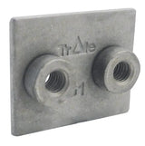 Weld Plate for Hydraulic Tube Clamp Group 3 AK Valves Ltd