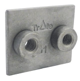 Weld Plate for Hydraulic Tube Clamp Group 3 AK Valves Ltd