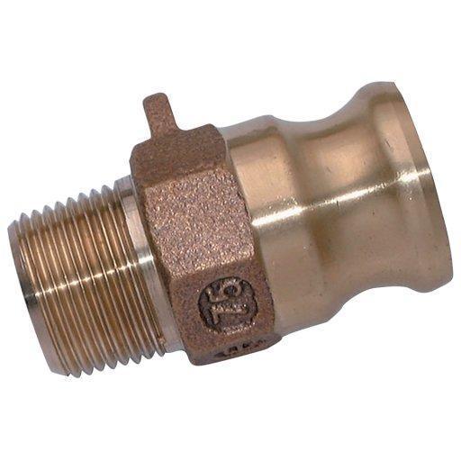 Camlock Part F BSPT Male Plug - AK Valves Ltd