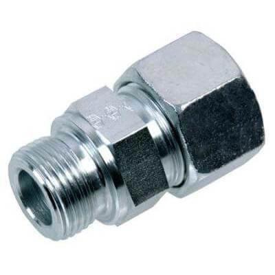 Heavy (S) Hydraulic Compression Male Stud Coupling BSPP Form B Metal-to-Metal Seat - AK Valves Ltd