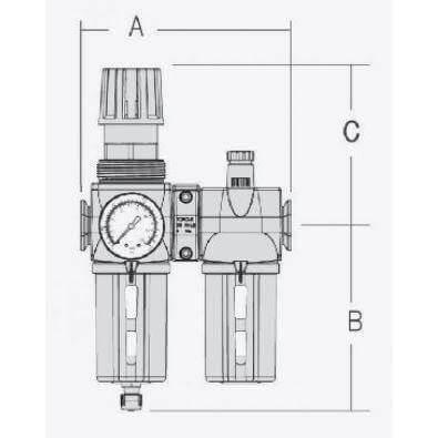 MP Series 350 Filter/Regulator Lubricator - AK Valves Ltd