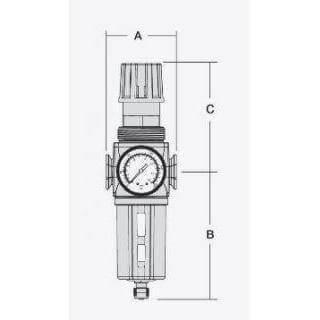 MP Series 350 Filter/Regulator Metal Bowl (Manual Drain) - AK Valves Ltd