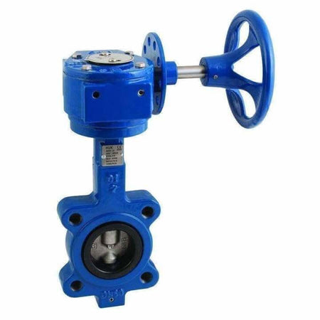 PN16 Lugged Butterfly Valve Ductile Iron Body Stainless Steel Disc NBR Liner - AK Valves Ltd