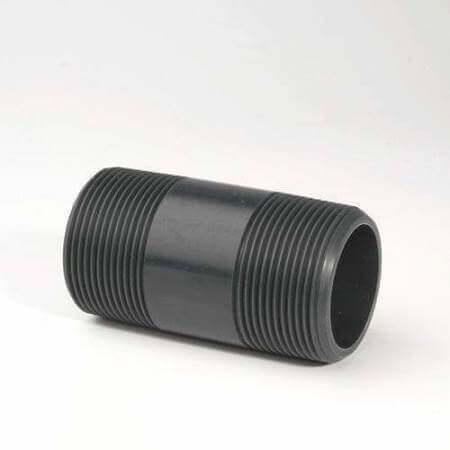 PVC-U Barrel Nipple BSP Male Thread - AK Valves Ltd